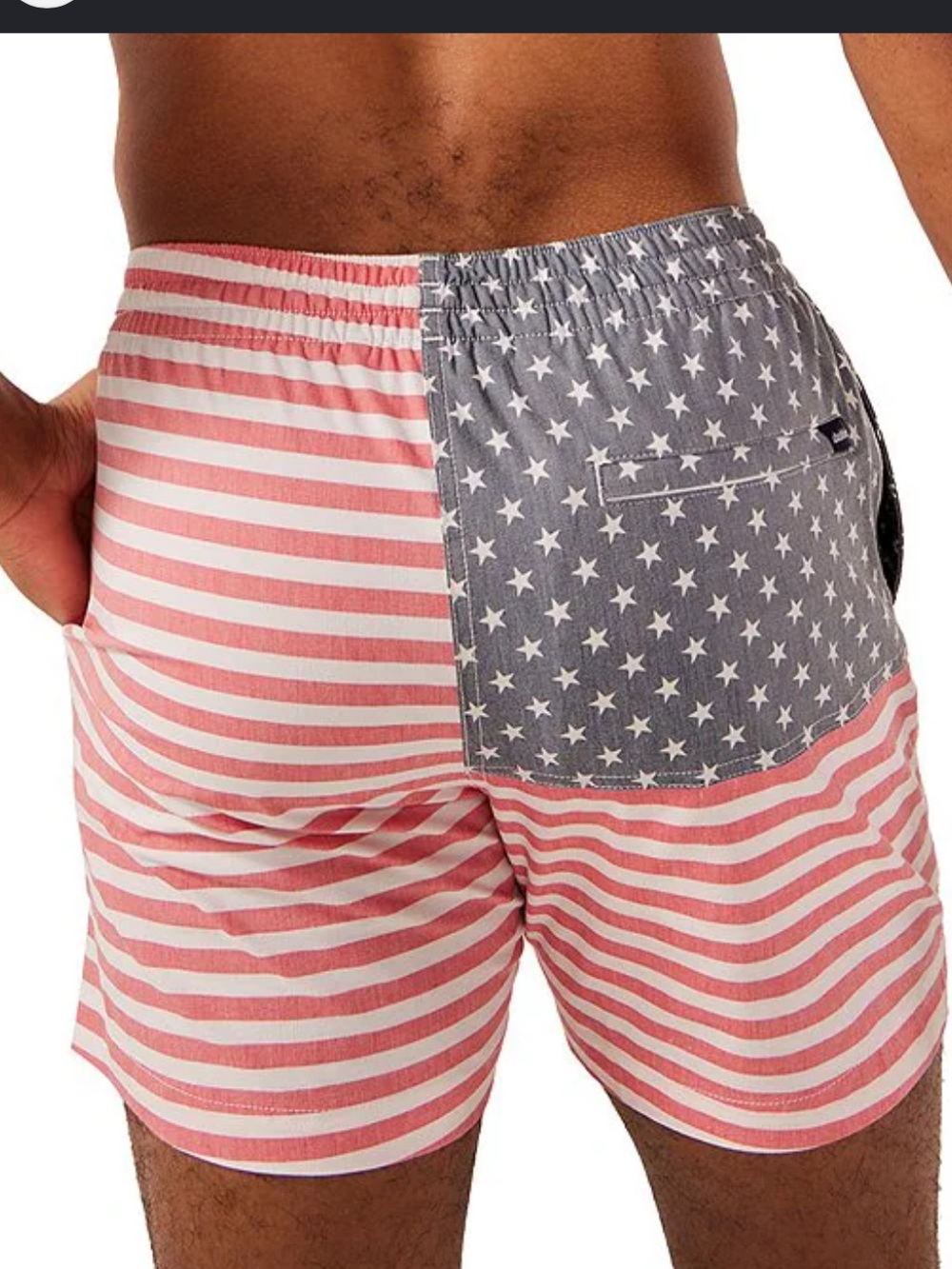 Chubbies Men’s 'Mericas 5.5" American Flag Swim Trunks